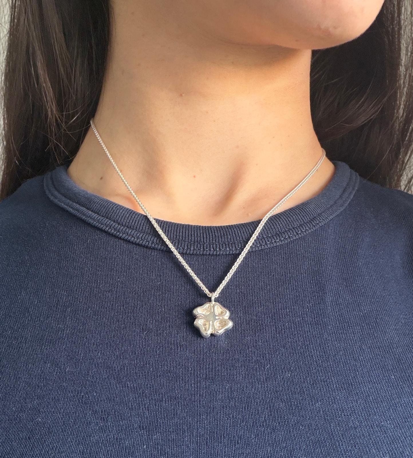שרשרת תלתן 14K